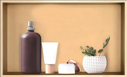 Brushed Gold Shower Niche: No Tile Needed Stainless Steel - 24"x12" Recessed Wall Niches Shelf for Bathroom Kitchen Toilet Storage